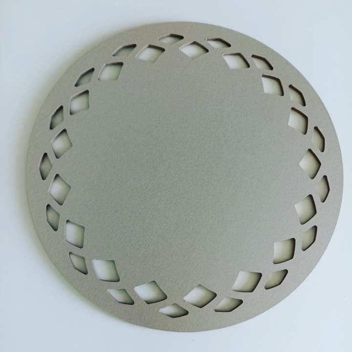 Platos de sitio Rombo Cobre (Pack de 6)